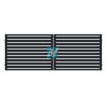 Filip 80 modern panel kerítés, nagykapu